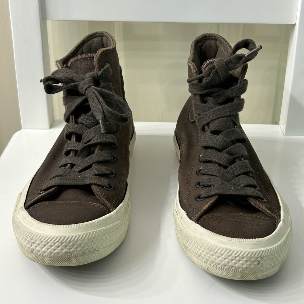 Converse X John Varvatos Men’s 6.5 Brown Leather Chuck Taylor All Star Shoes - Picture 3 of 11